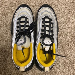 Nike Air Max, black yellow silver